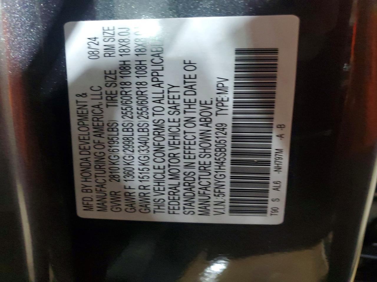 2025 HONDA PILOT