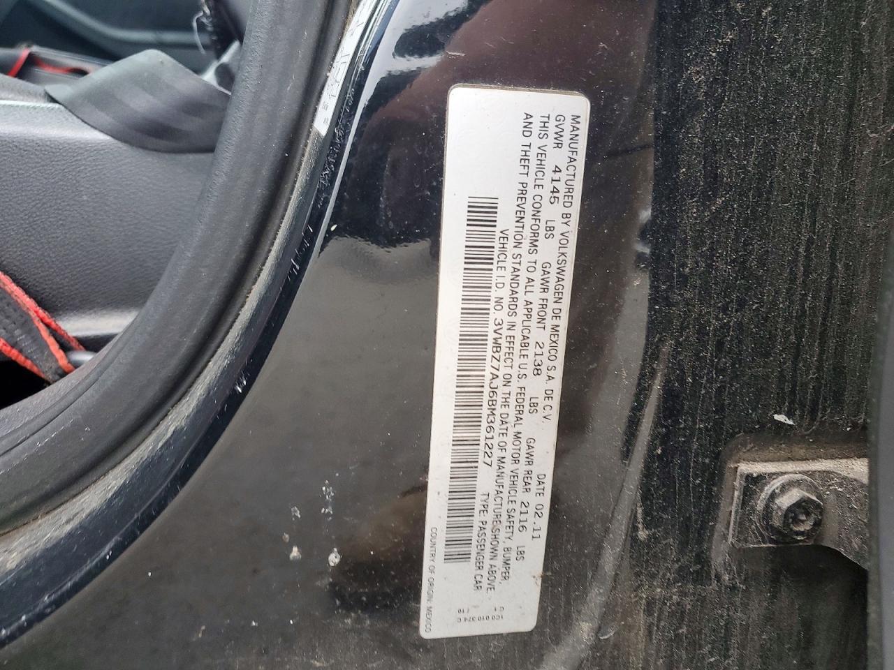 2011 VOLKSWAGEN JETTA