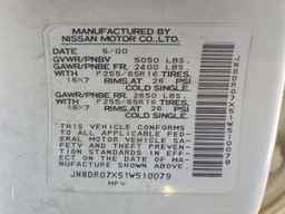 2001 NISSAN PATHFINDER