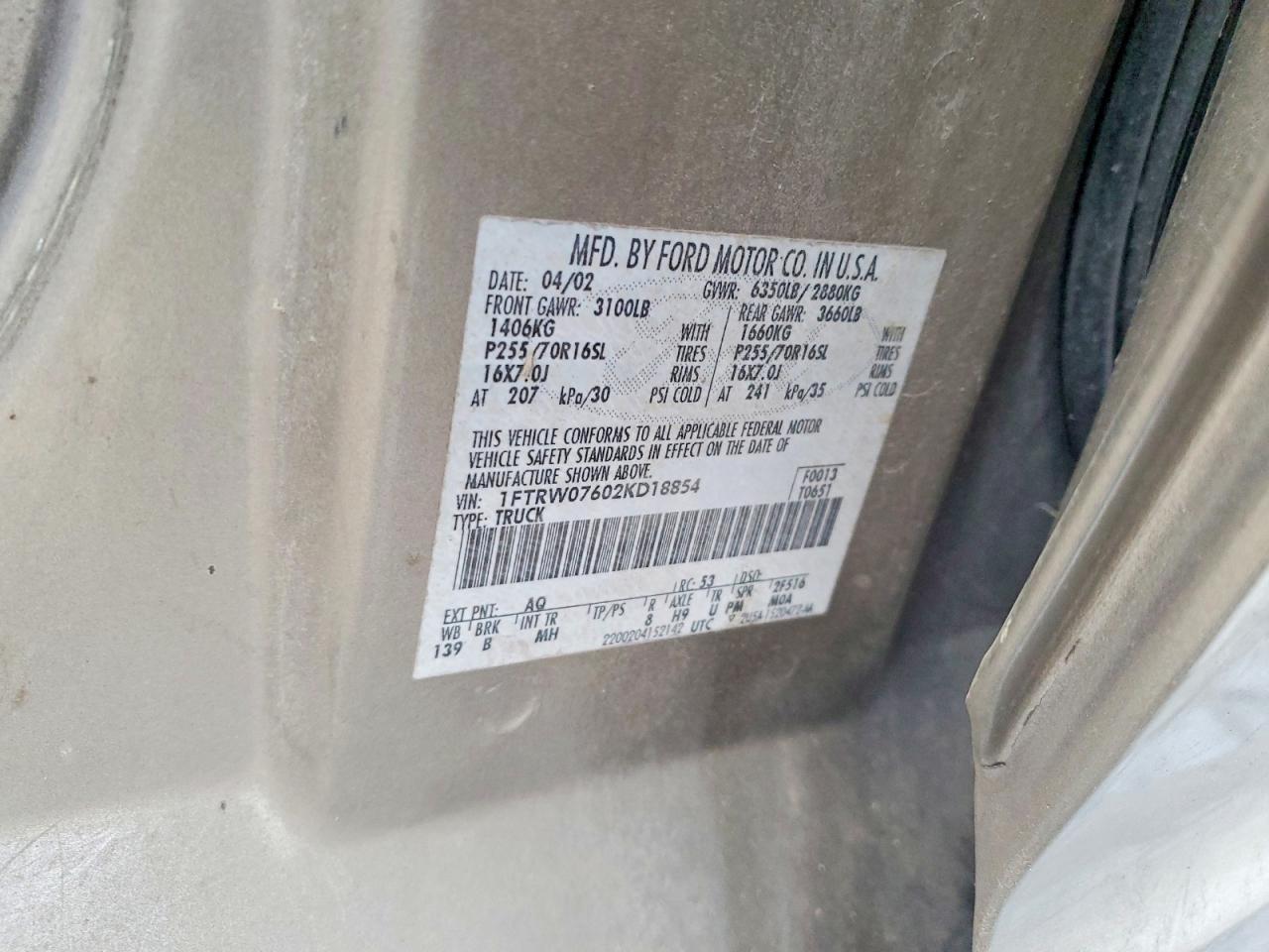 2002 FORD F-150