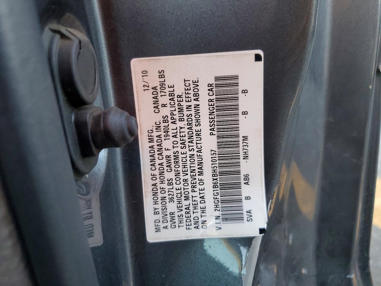 2011 HONDA CIVIC