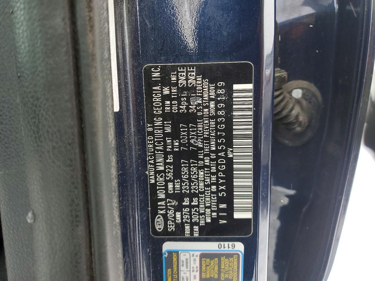 2018 KIA SORENTO