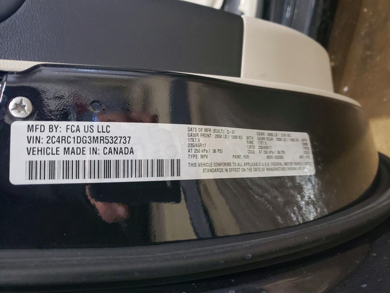 2021 CHRYSLER Voyager