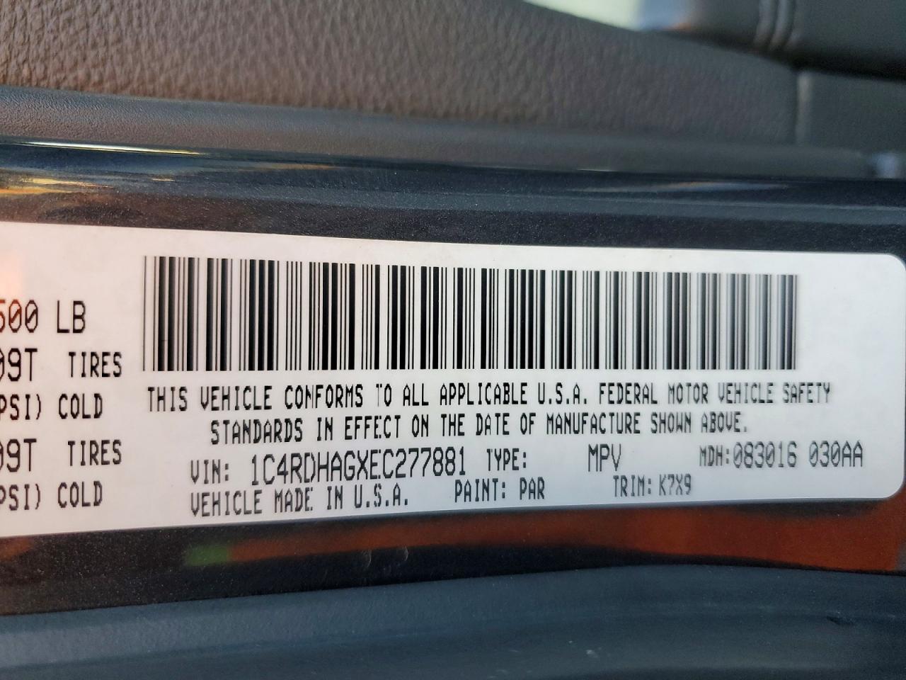 2014 DODGE DURANGO
