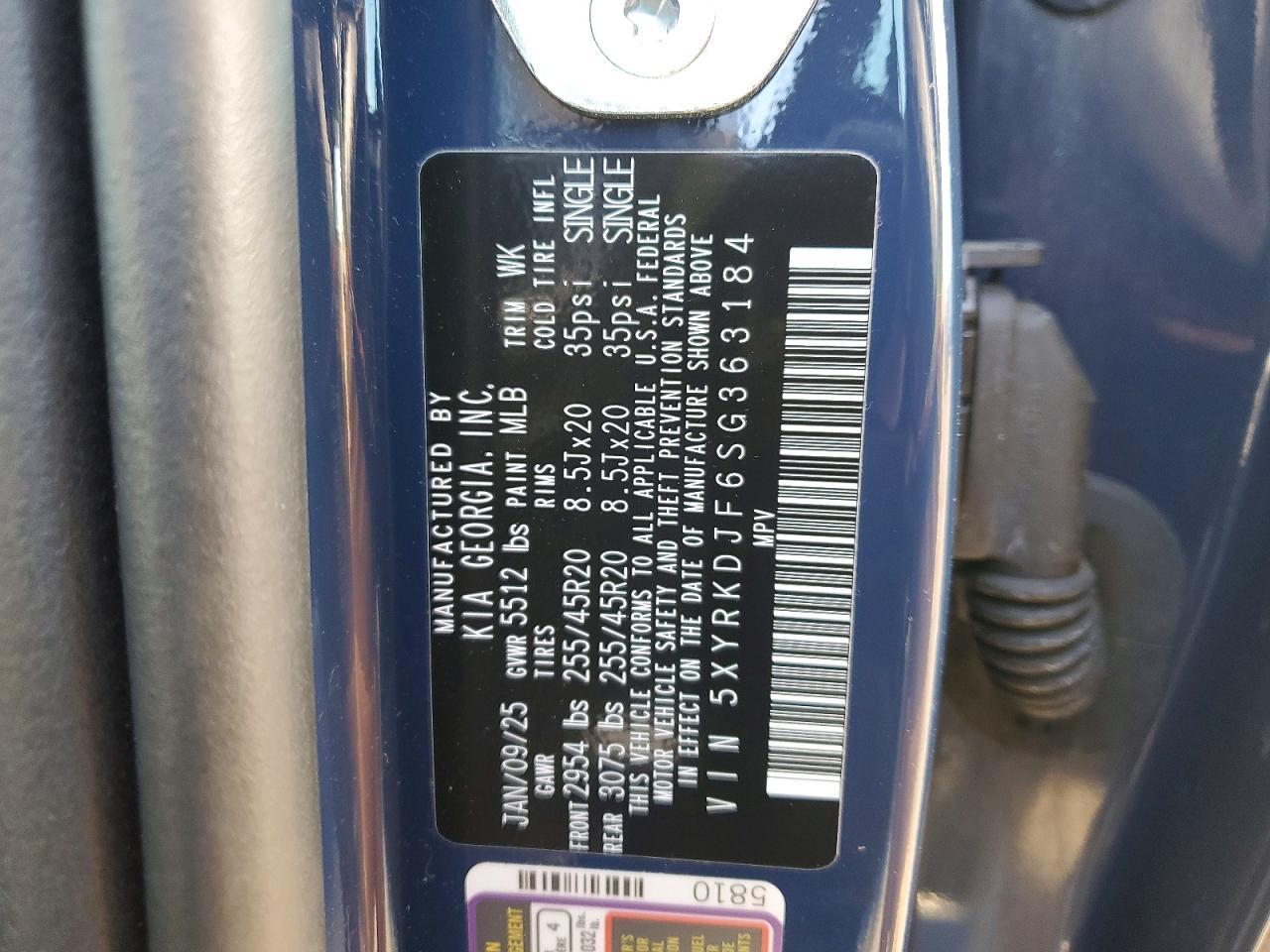 2025 KIA SORENTO