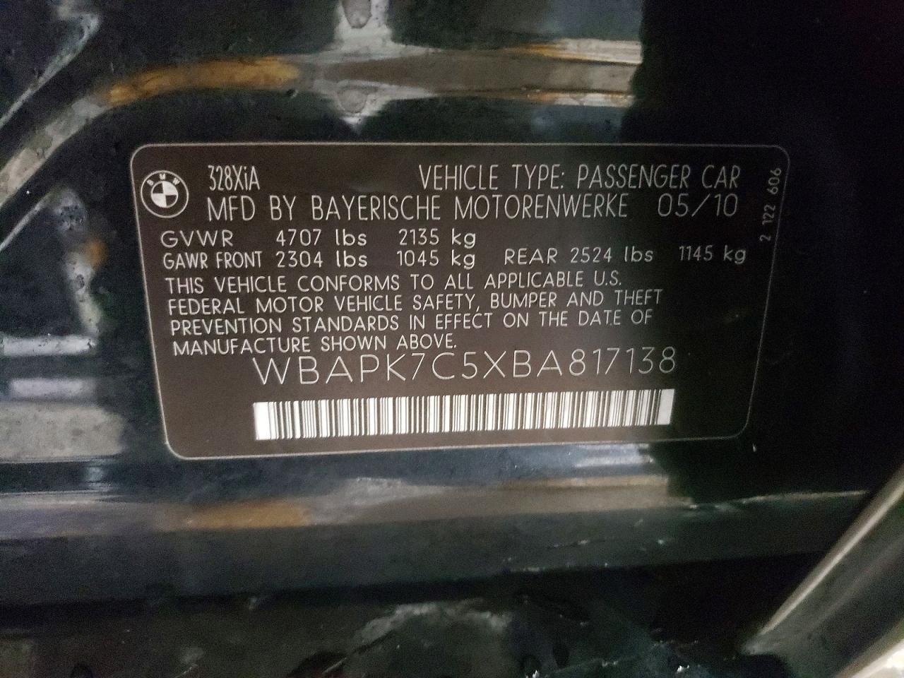 2011 BMW 3 SERIES