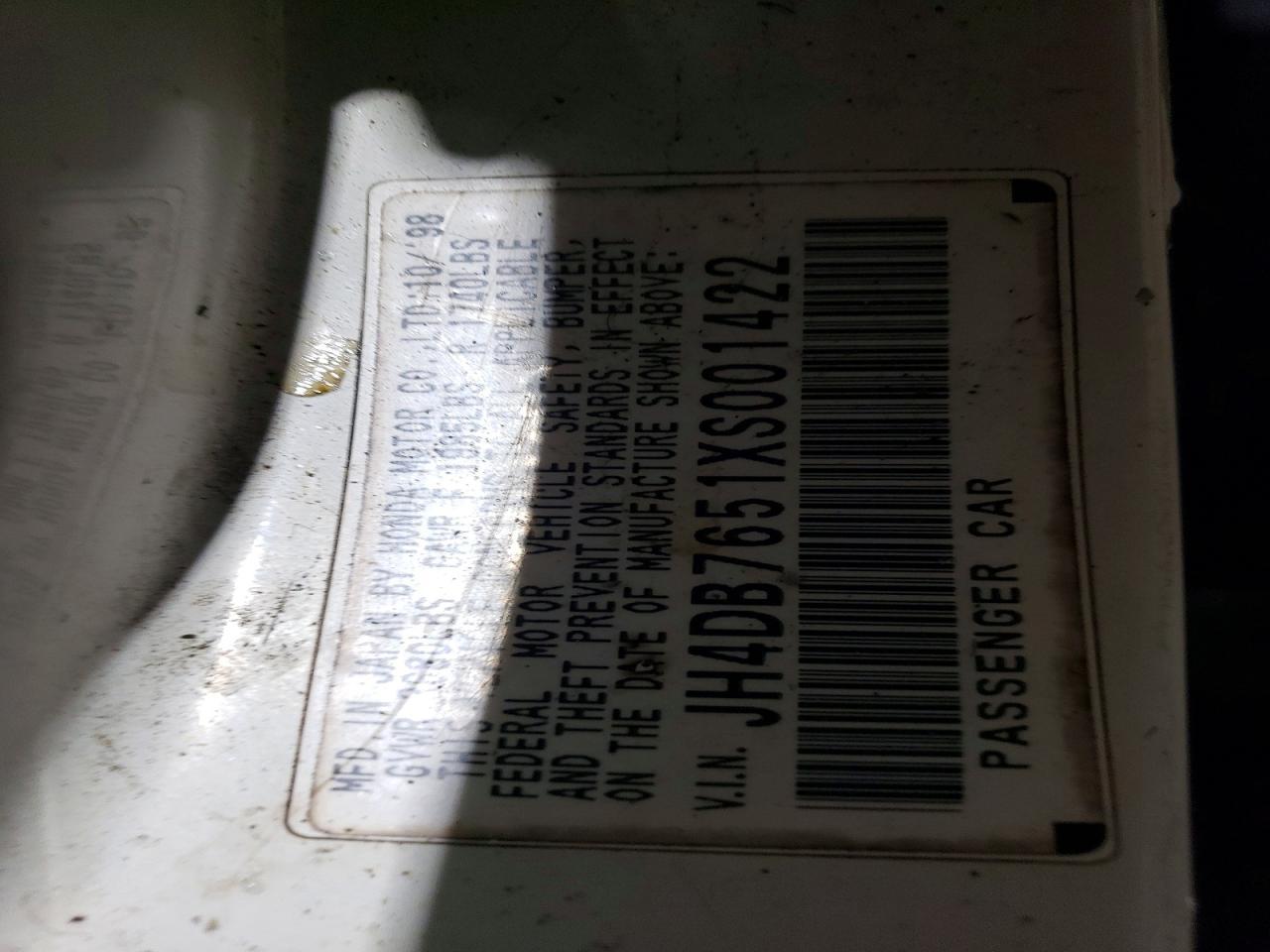 1999 ACURA Integra