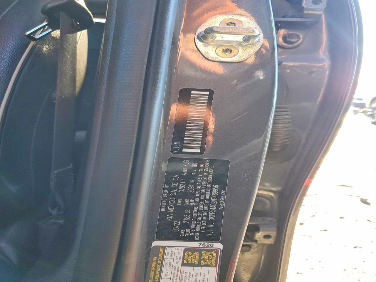 2022 KIA FORTE