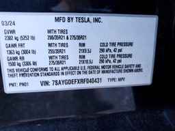 2024 TESLA MODEL Y