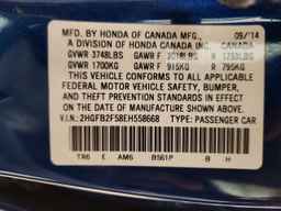 2014 HONDA CIVIC