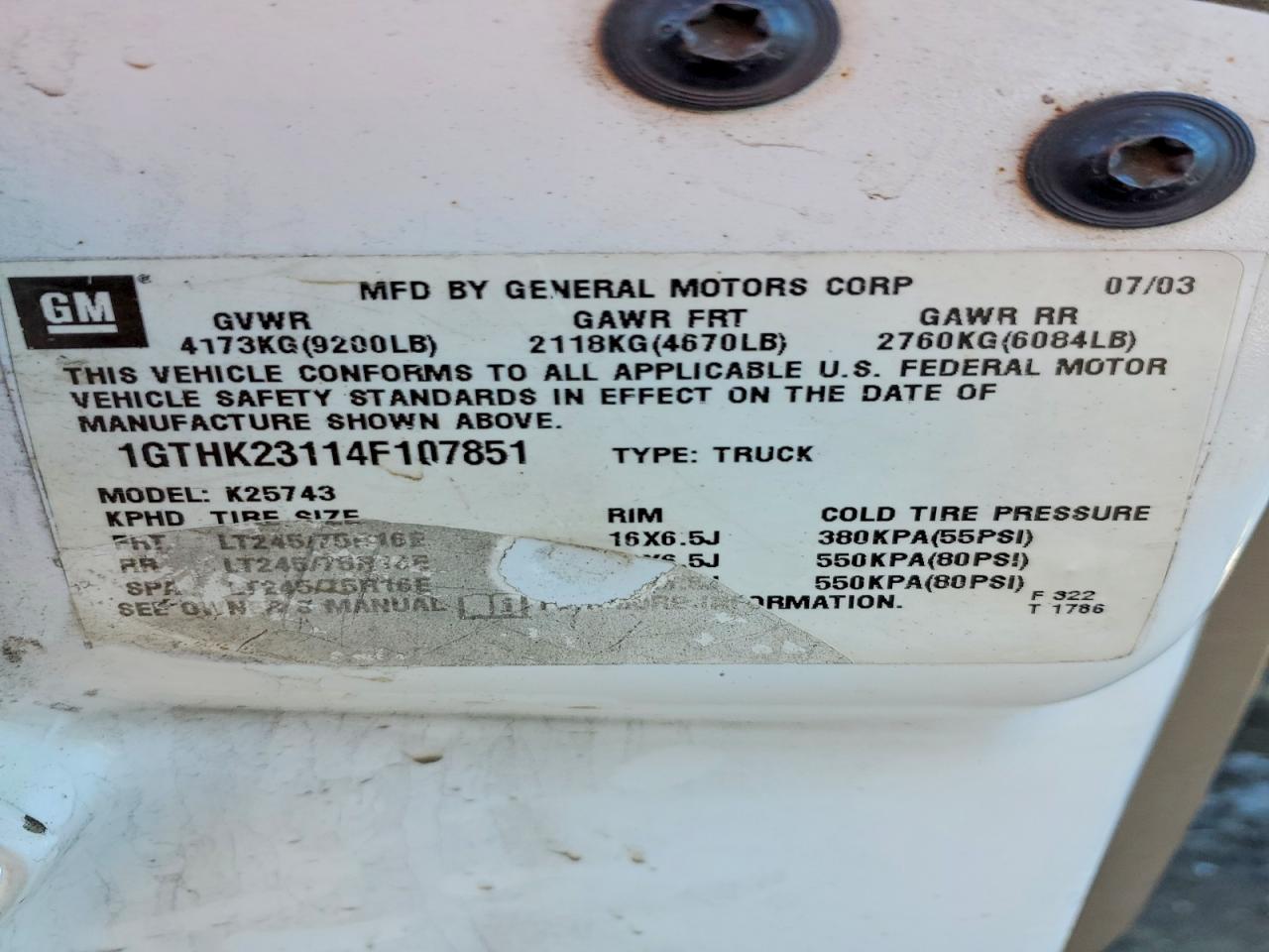 2004 GMC Sierra