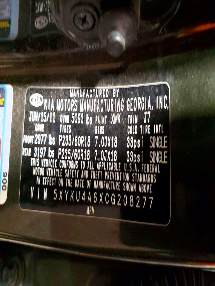 2012 KIA SORENTO