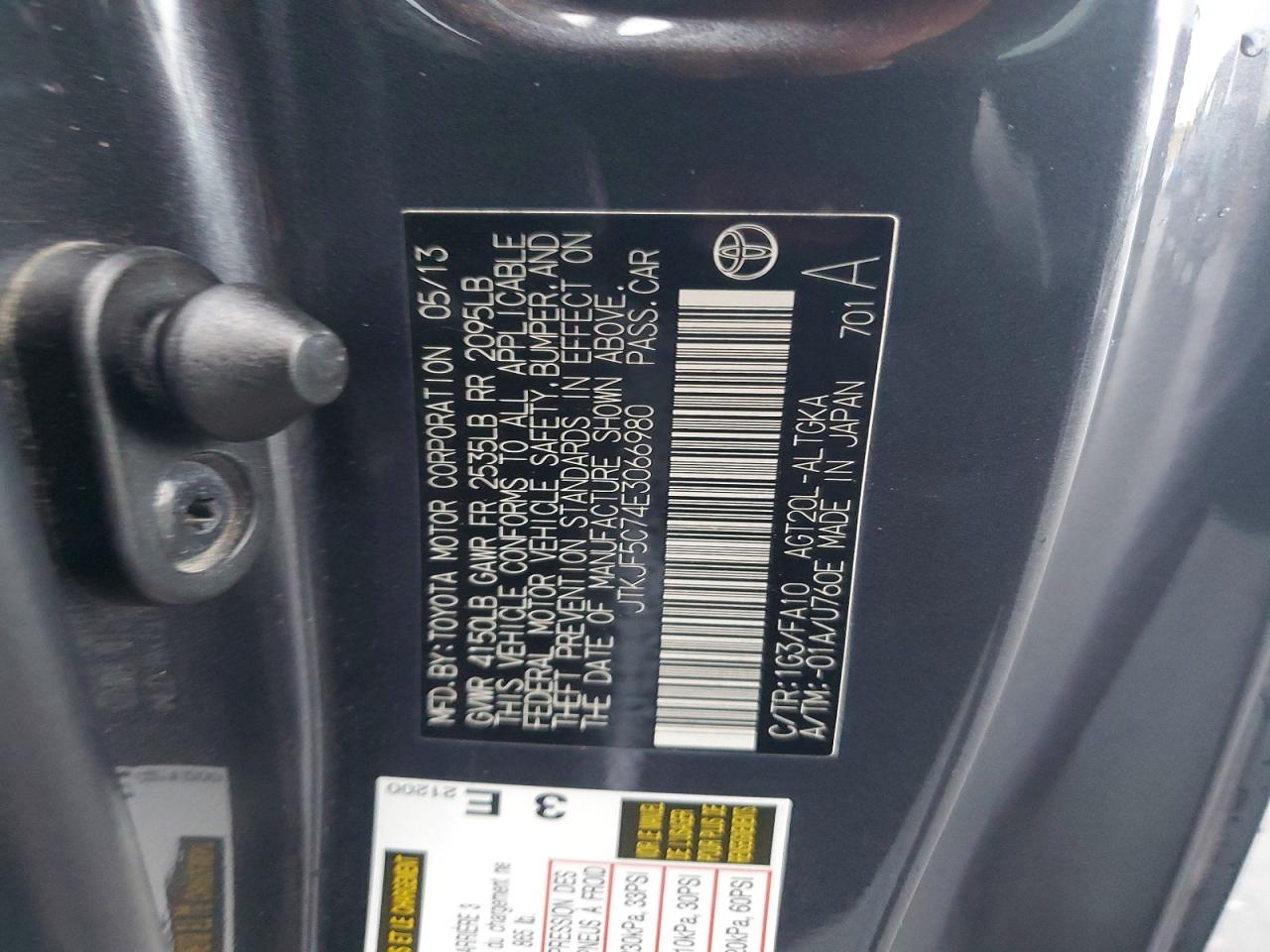 2014 TOYOTA SCION