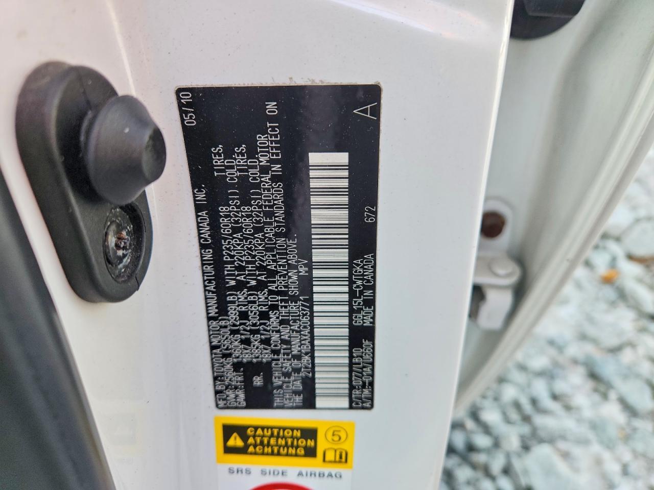 2010 LEXUS RX 350