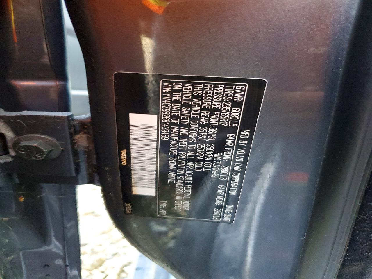 2008 VOLVO XC90