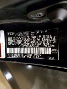 2012 TOYOTA CAMRY