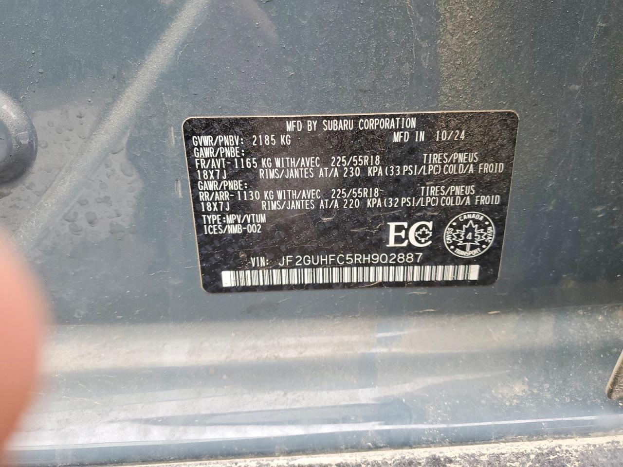 2024 SUBARU Crosstrek