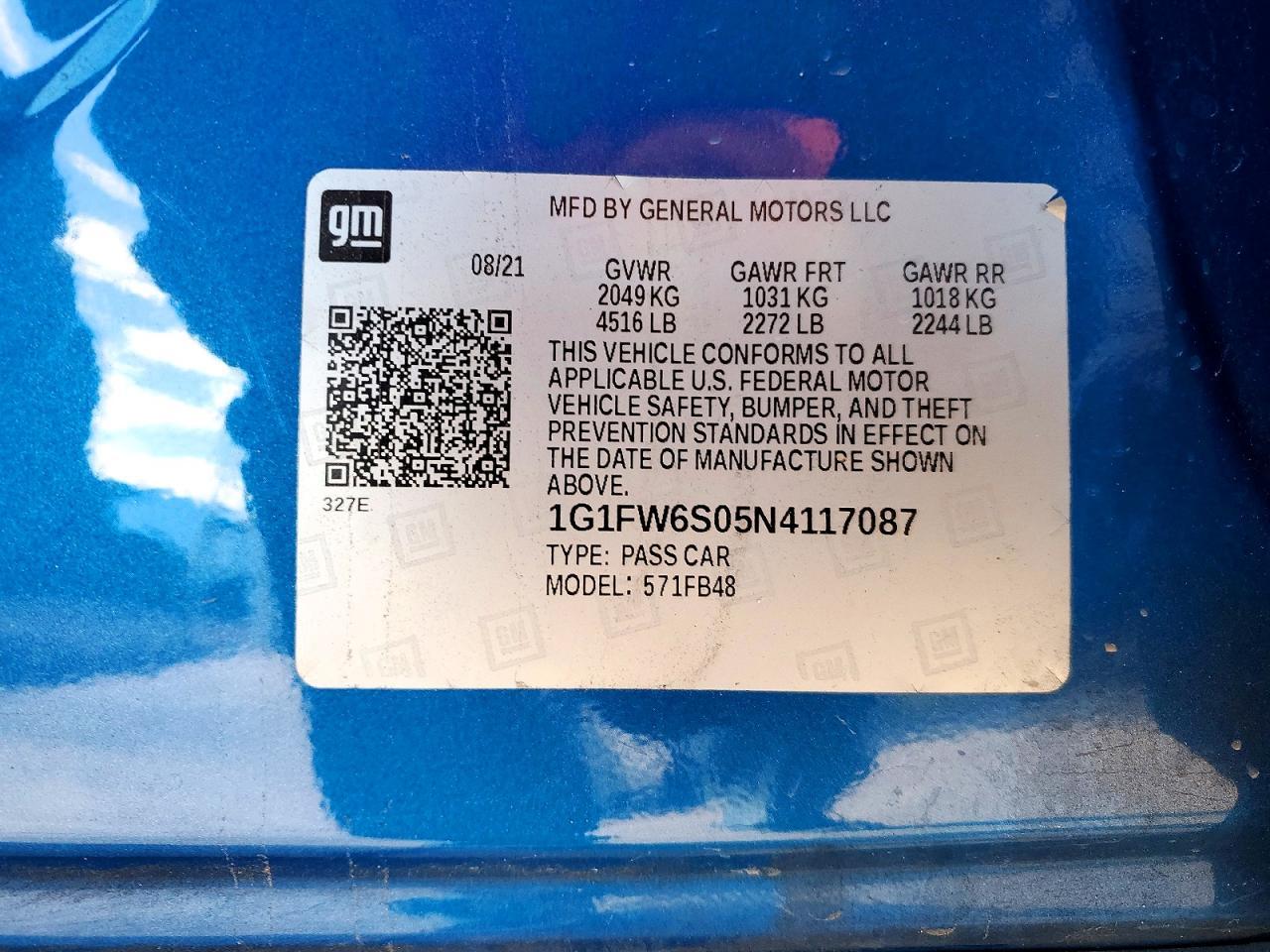 2022 CHEVROLET Bolt EV