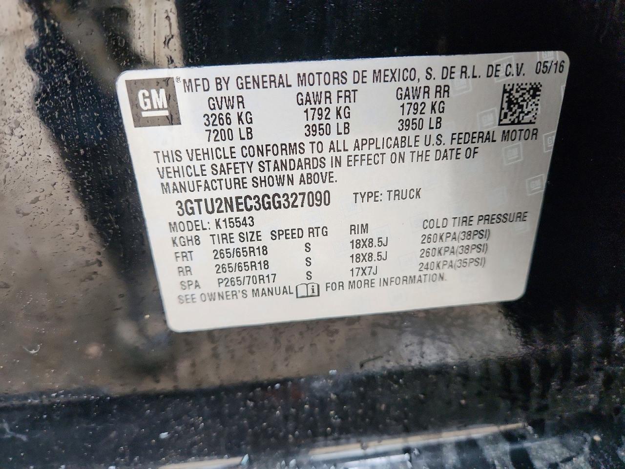 2016 GMC Sierra
