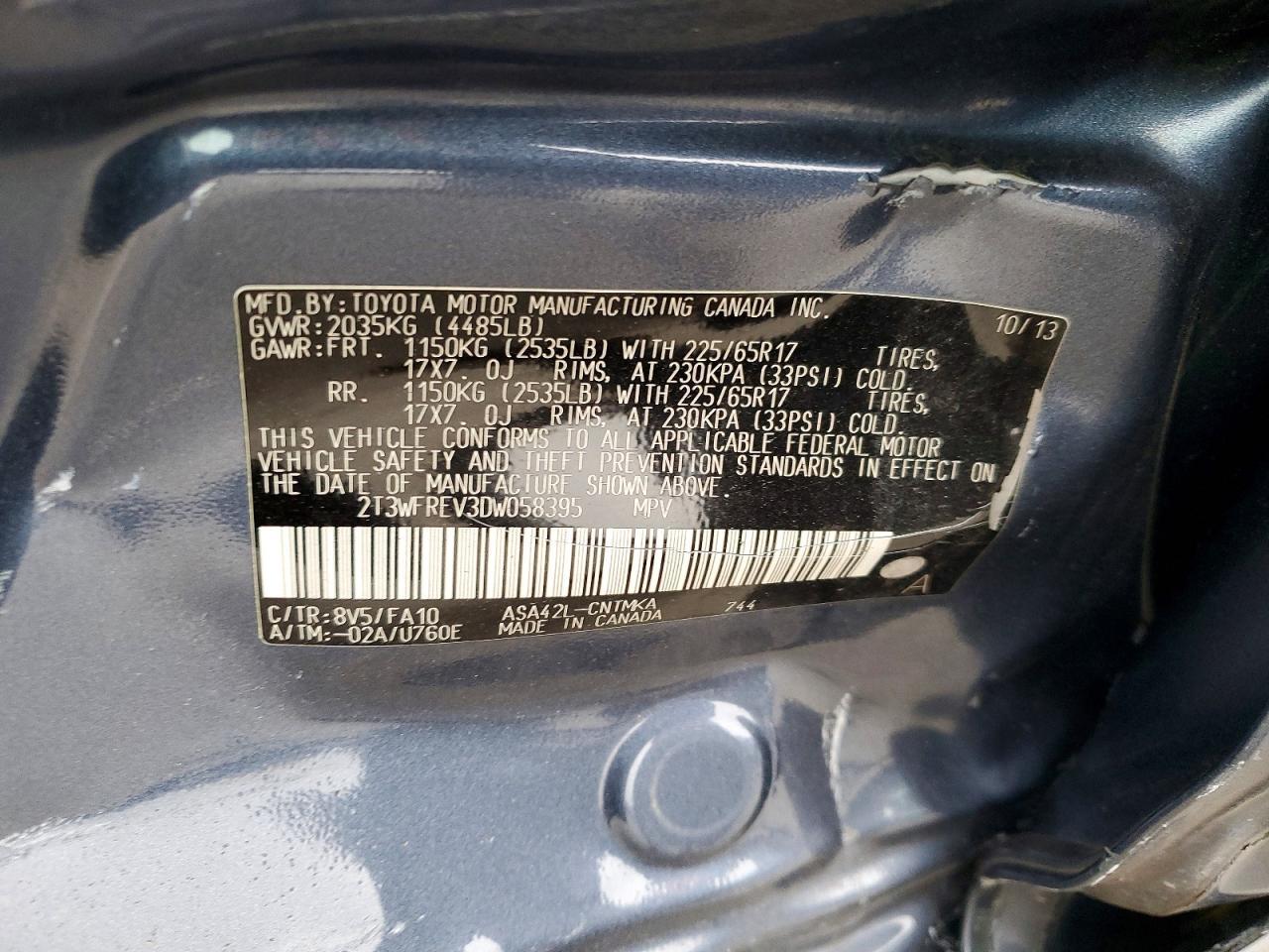 2013 TOYOTA RAV4