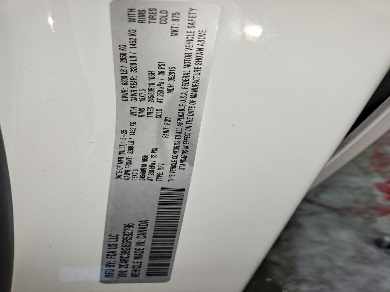 2025 CHRYSLER Pacifica