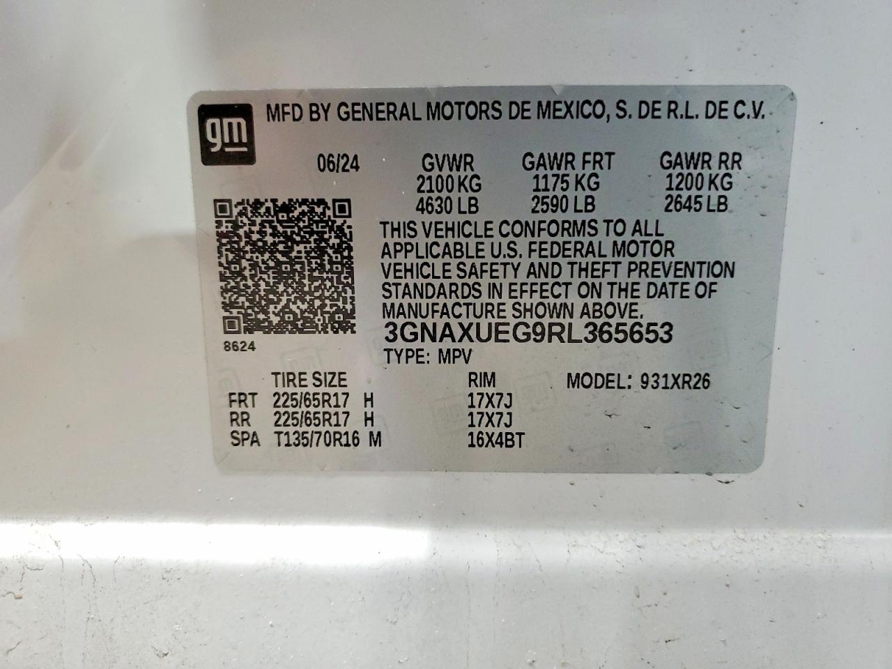 2024 CHEVROLET EQUINOX