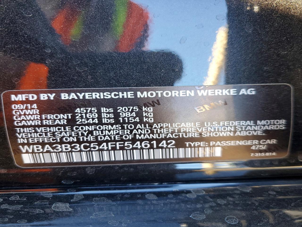 2015 BMW 3 SERIES