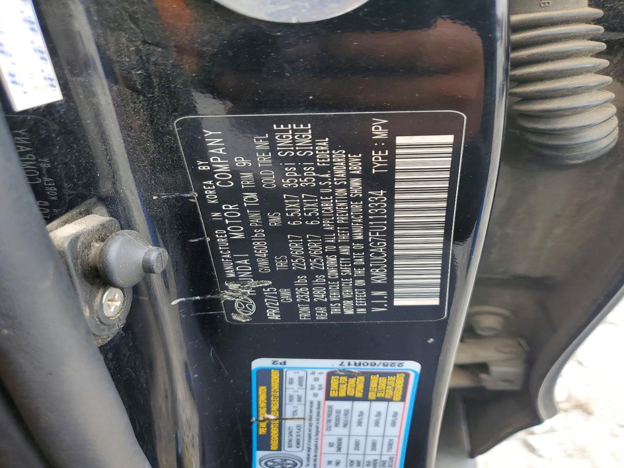 2015 HYUNDAI TUCSON