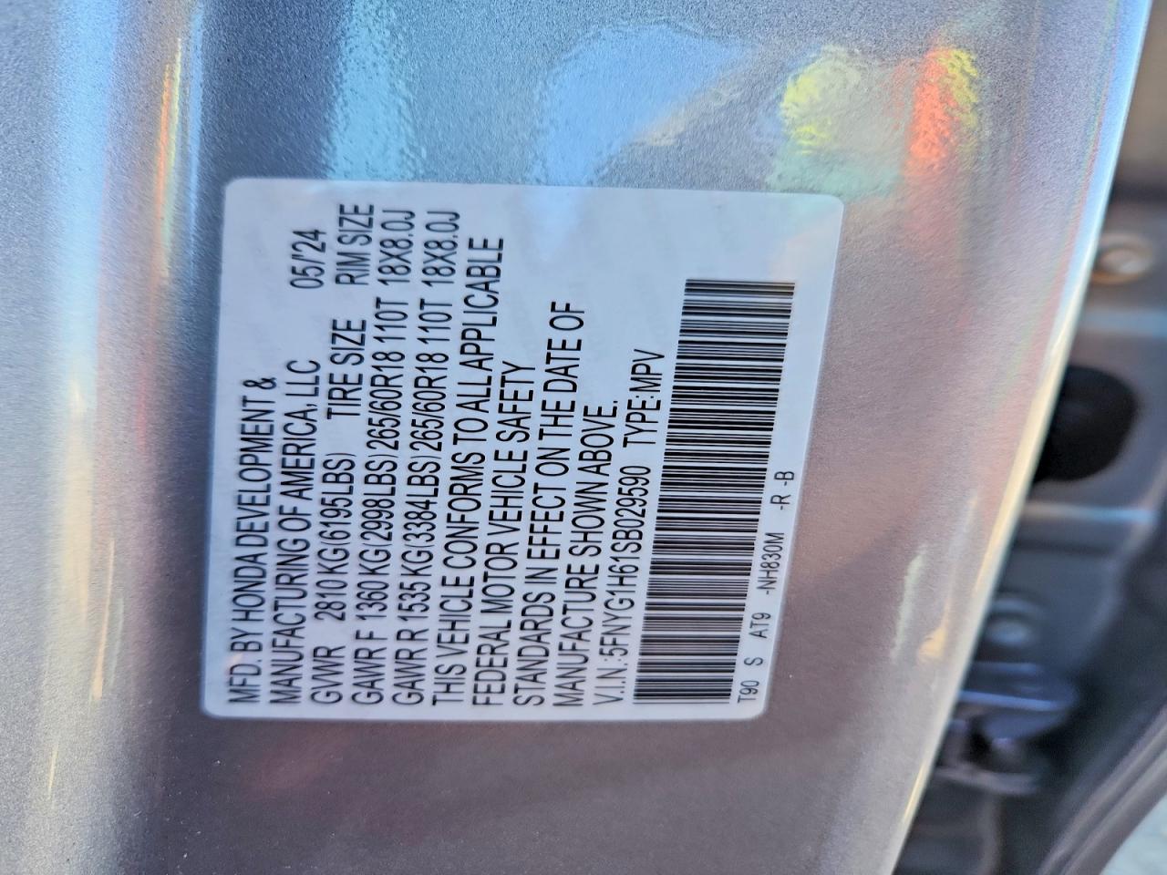 2025 HONDA PILOT
