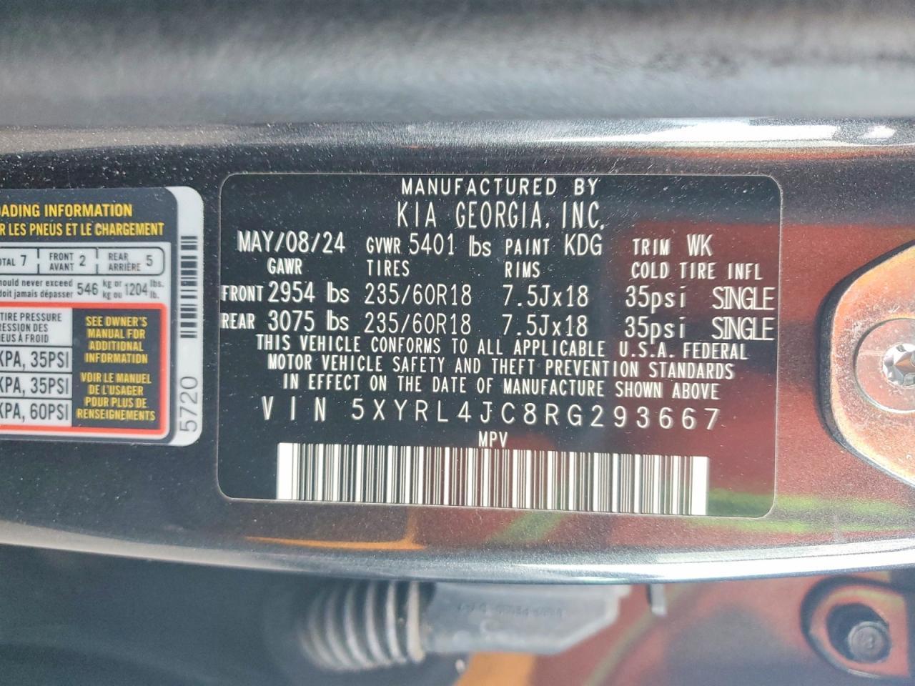 2024 KIA SORENTO