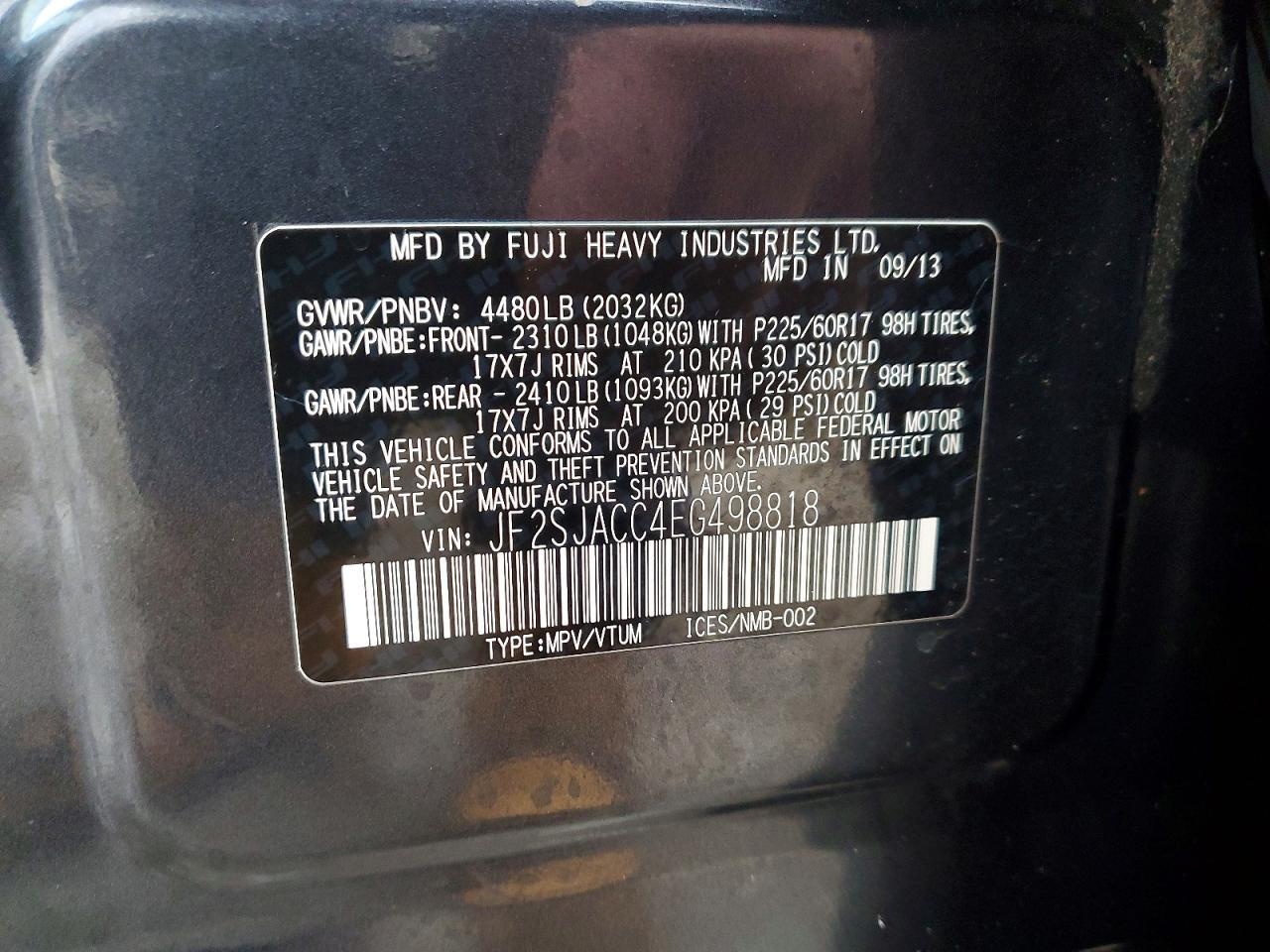 2014 SUBARU FORESTER