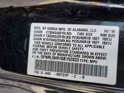 2016 HONDA ODYSSEY