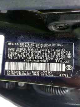 2014 TOYOTA CAMRY