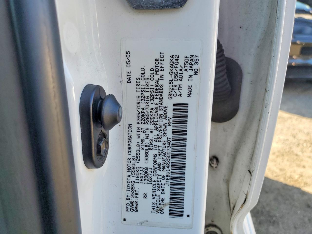 2005 TOYOTA 4Runner
