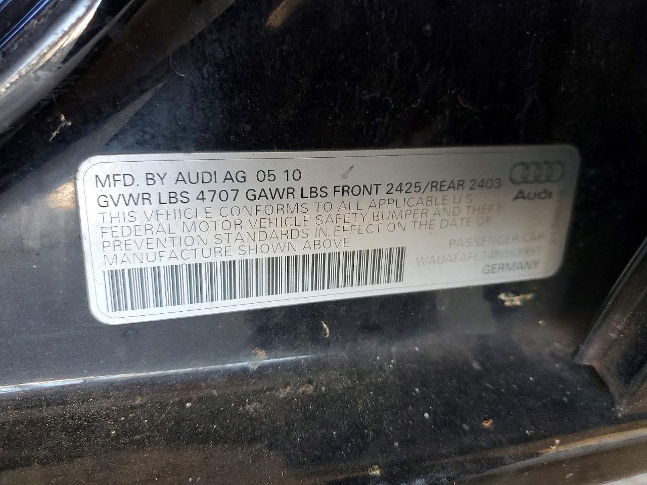 2010 AUDI A4