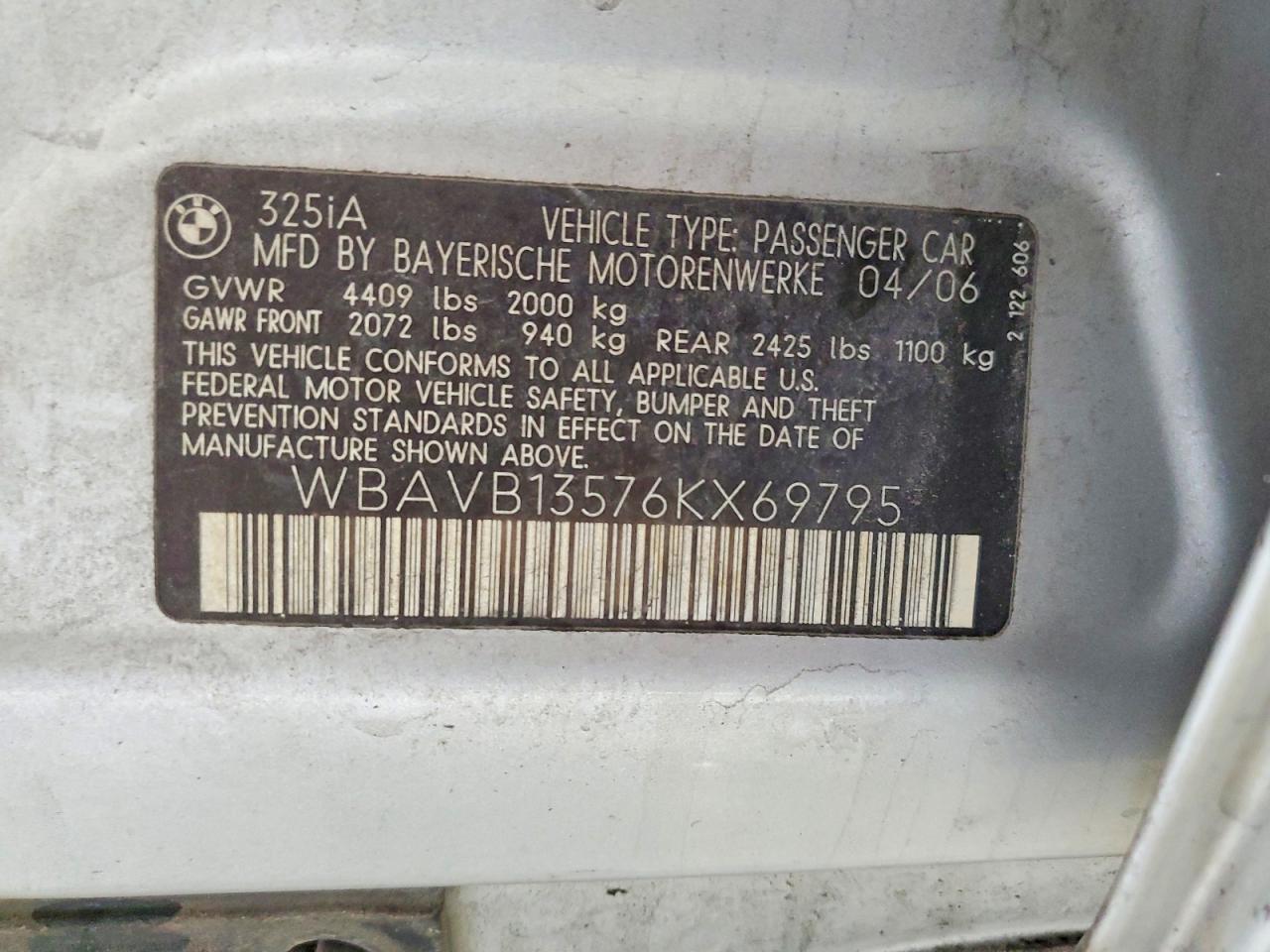 2006 BMW 3 SERIES