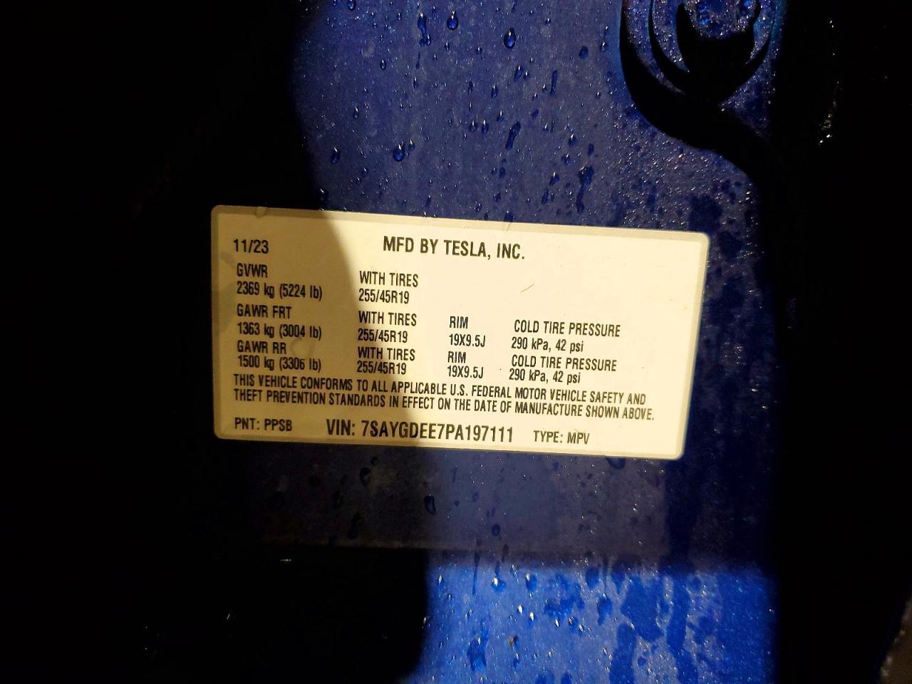 2023 TESLA MODEL Y
