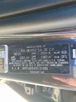 2025 KIA K4