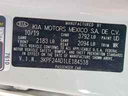 2020 KIA FORTE
