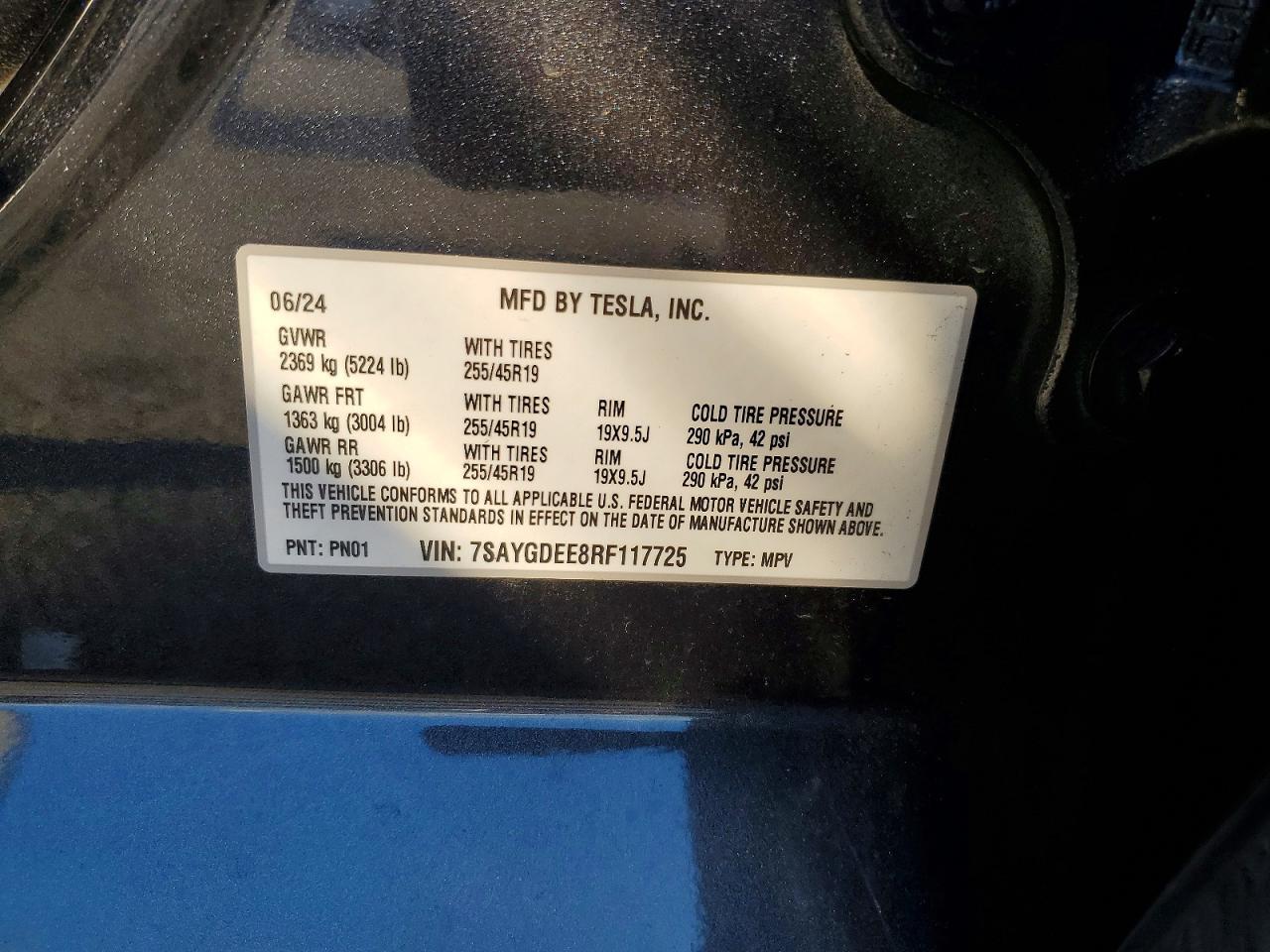 2024 TESLA MODEL Y