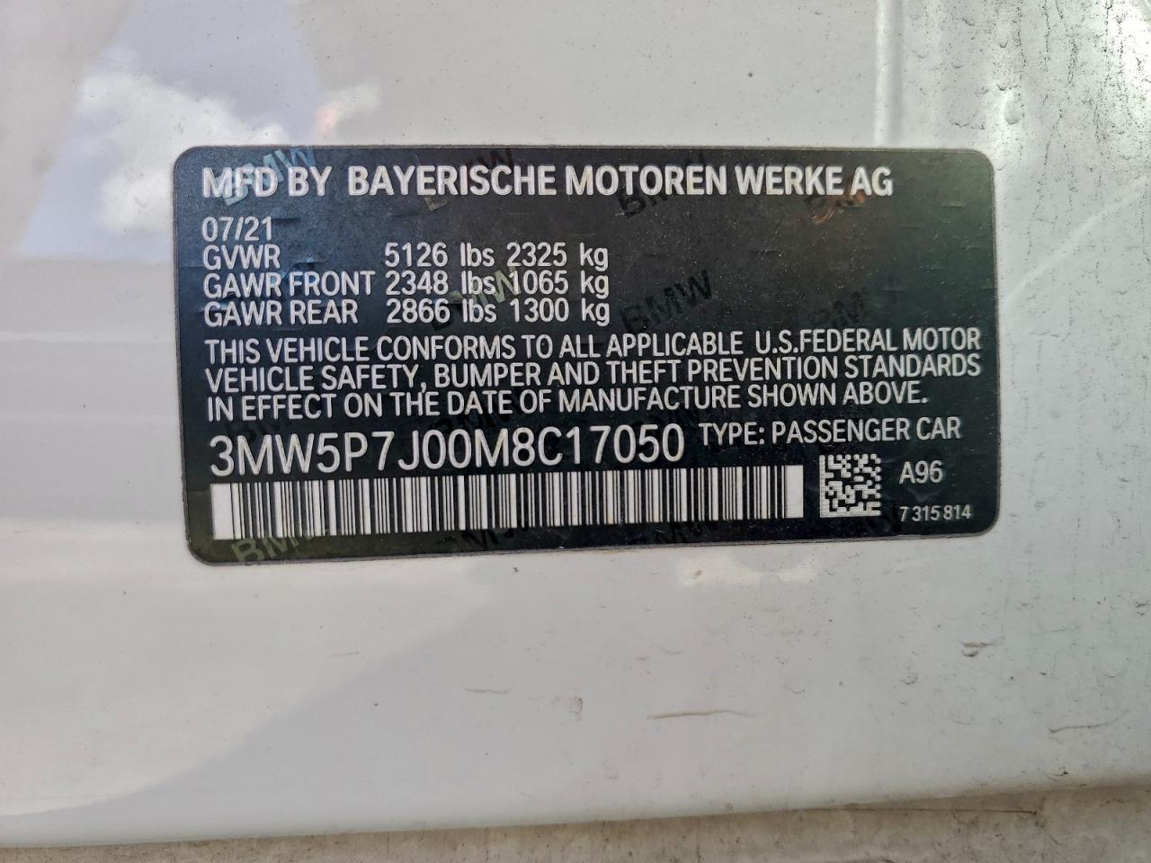 2021 BMW 3 SERIES