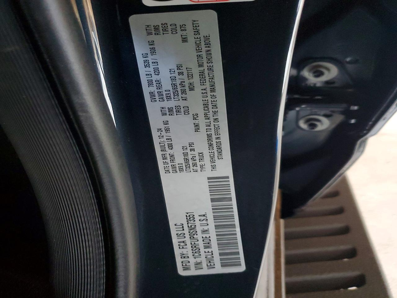 2025 RAM 1500