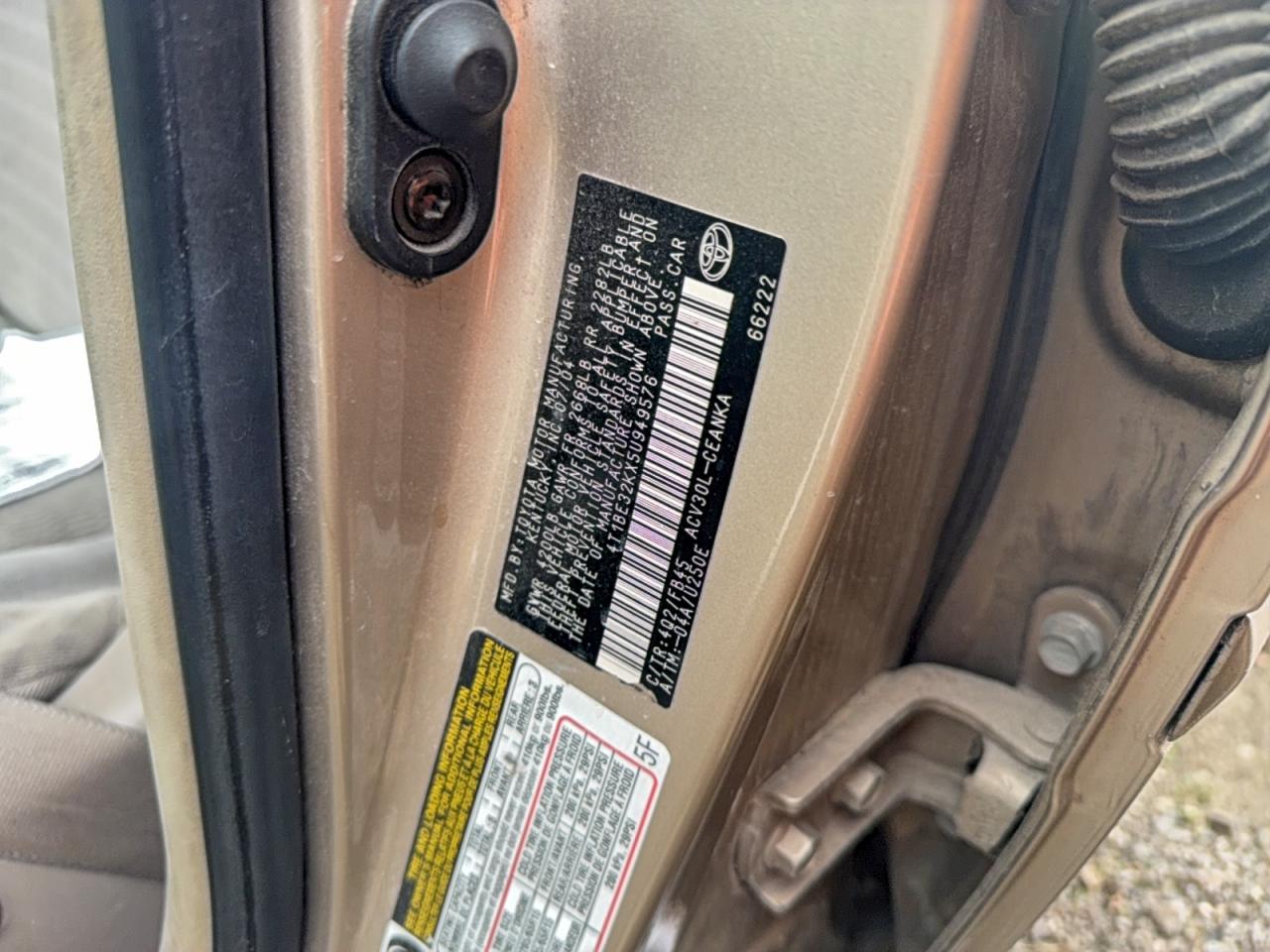 2005 TOYOTA CAMRY