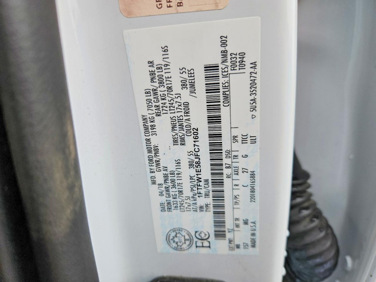 2018 FORD F-150