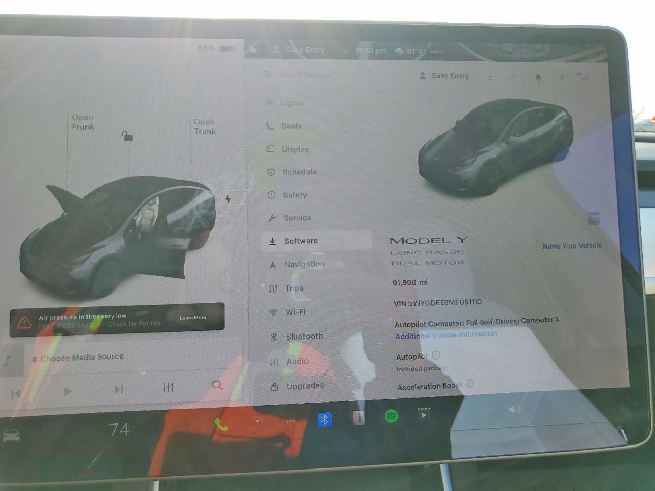 2021 TESLA MODEL Y