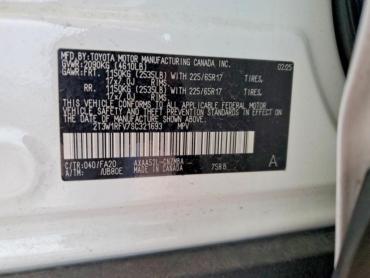 2025 TOYOTA RAV4