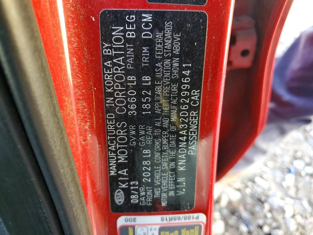 2013 KIA RIO
