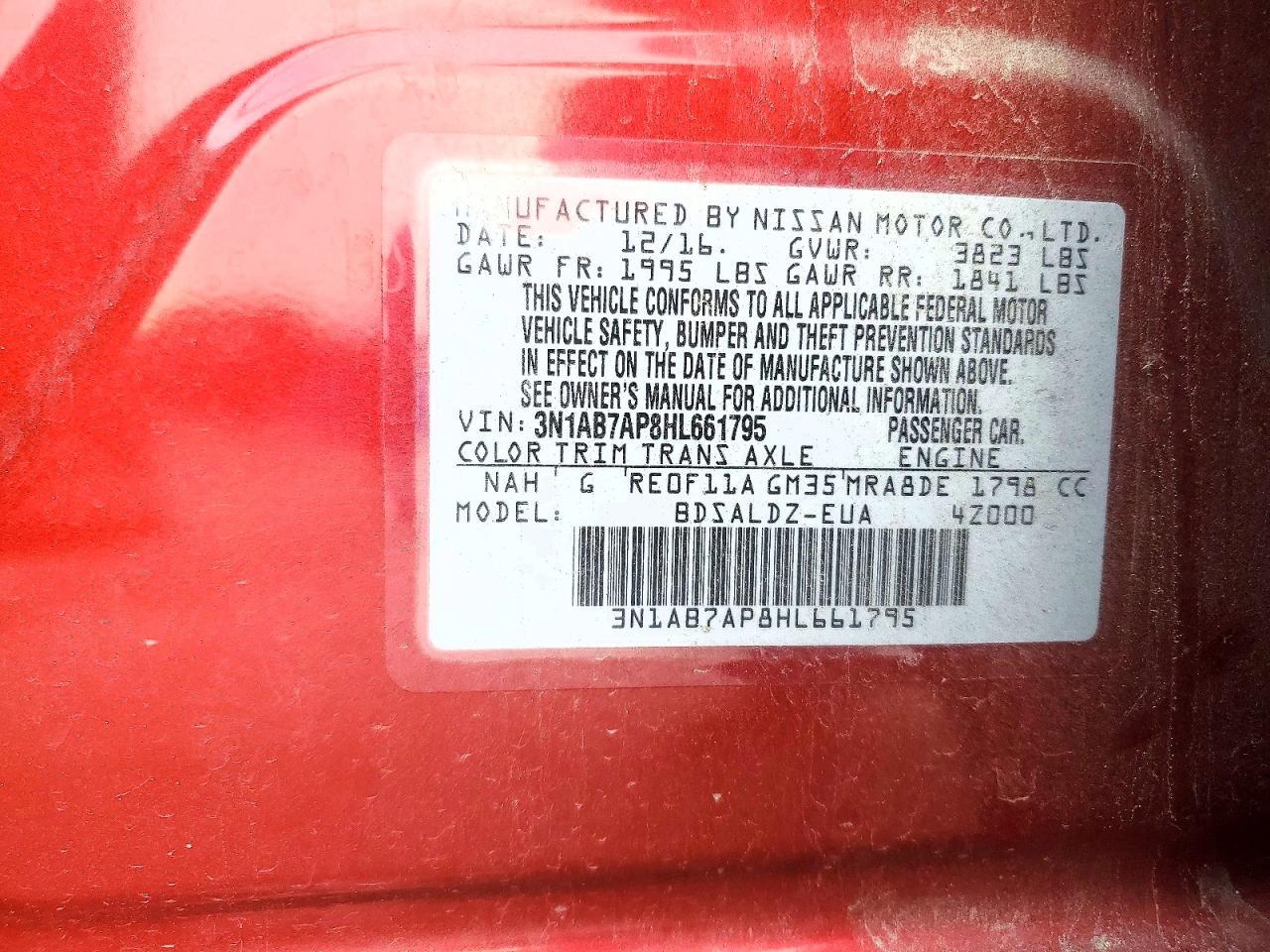 2017 NISSAN SENTRA