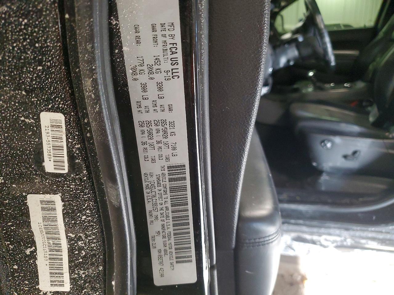 2020 DODGE DURANGO