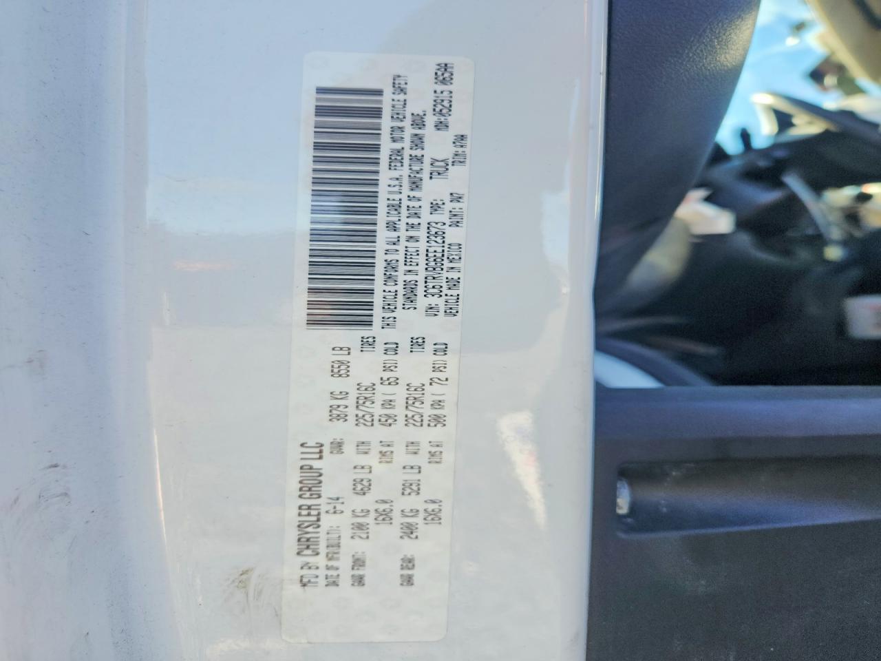 2014 RAM ProMaster 1500